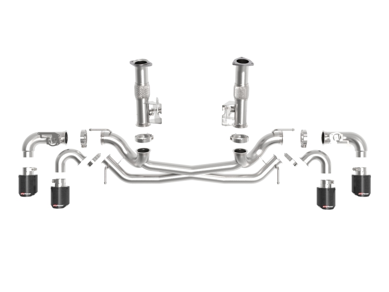 AFe MACH Force-Xp 304 Stainless Steel Cat-Back Exhaust Carbon 2020 Chevrolet Corvette C8 - Image 2