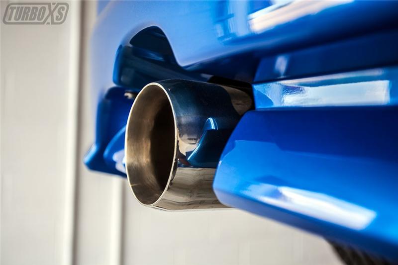 Turbo XS 04-08 Forester XT Axle Back 4in Polished Stainless Tip Muffler - Image 9