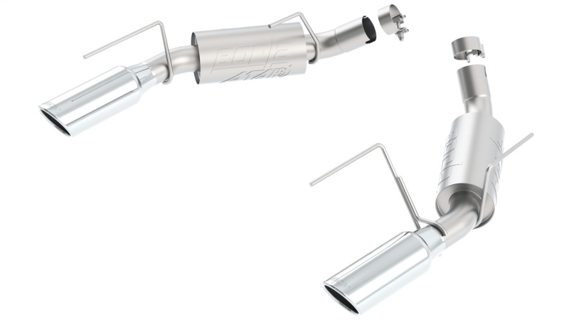 Borla 05-09 Mustang GT/Bullitt 4.6L 8cyl Aggressive ATAK Exhaust (rear section only) - Image 2