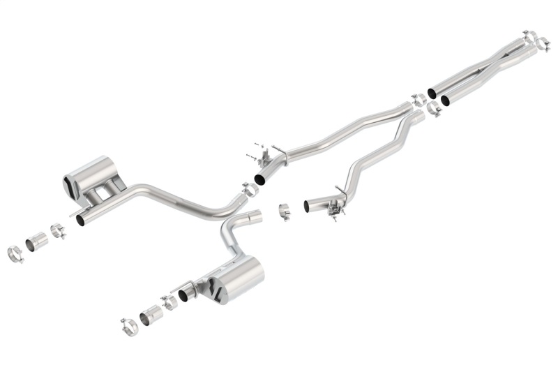 Borla 2015-2022 Charger SRT 392 / Scat Pack 6.4L Atak Catback Exhaust Single Split Rear Exit - Image 2