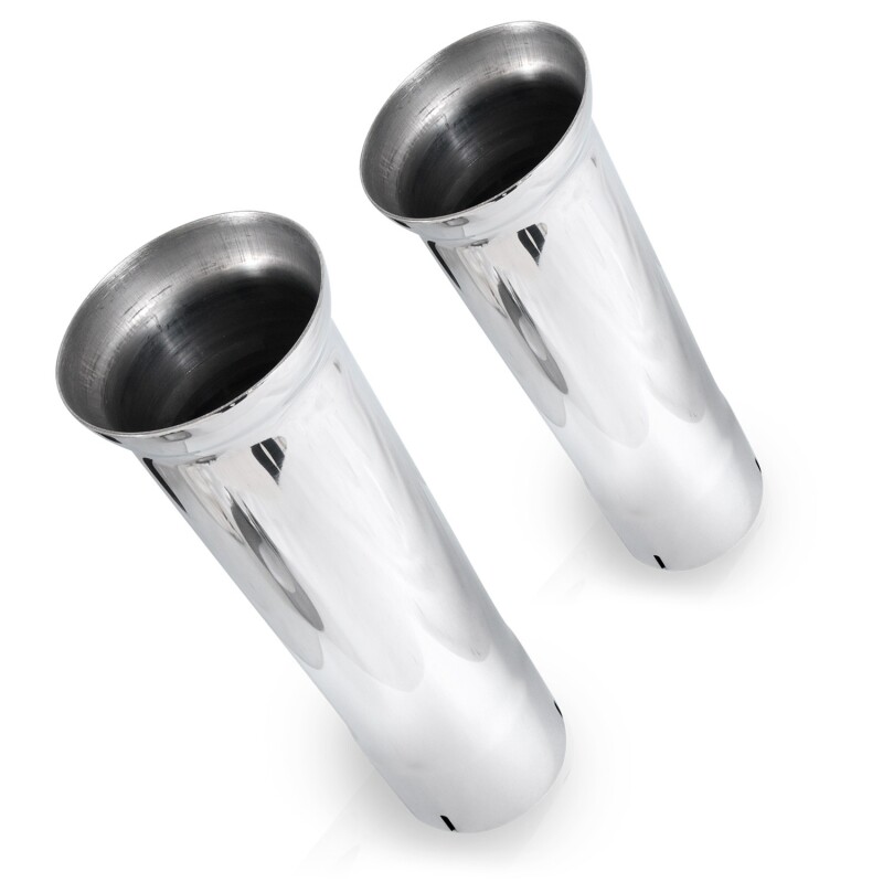 Stainless Works Bell Exhaust Tips- 2 1/2in ID Inlet 2 1/2in Body - Image 2