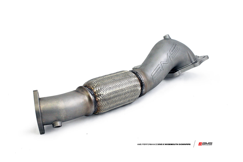 AMS Performance 08-15 Mitsubishi EVO X Widemouth Downpipe w/Turbo Outlet Pipe - Image 4
