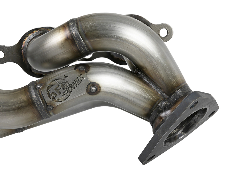 aFe Twisted Steel 1-3/4in 304SS Shorty Headers 2019 GM Silverado / Sierra 1500 V8-5.3L/6.2L - Image 5