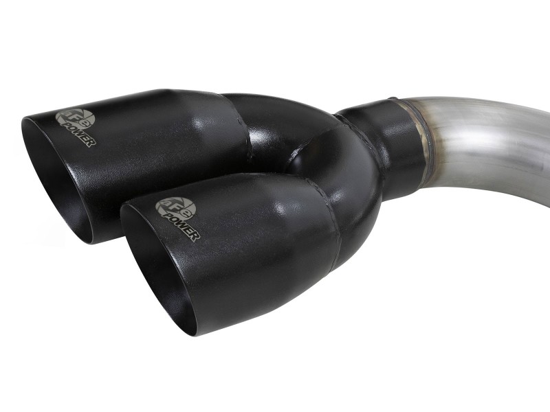 aFe Rebel XD Series 3in 304SS DPF-Back 20-21 GM Trucks L6-3.0L (td) LM2 - Dual Black Tip - Image 2