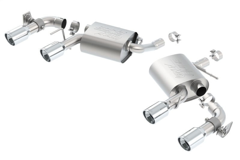 Borla 2016 Chevy Camaro V6 AT/MT ATAK Rear Section Exhaust w/ Dual Mode Valves - Image 7