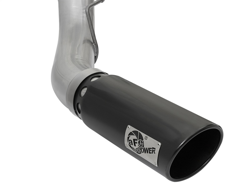 aFe ATLAS 5in DPF-Back Alum Steel Exhaust System w/Black Tip 2017 Ford Diesel Trucks V8-6.7L (td) - Image 3