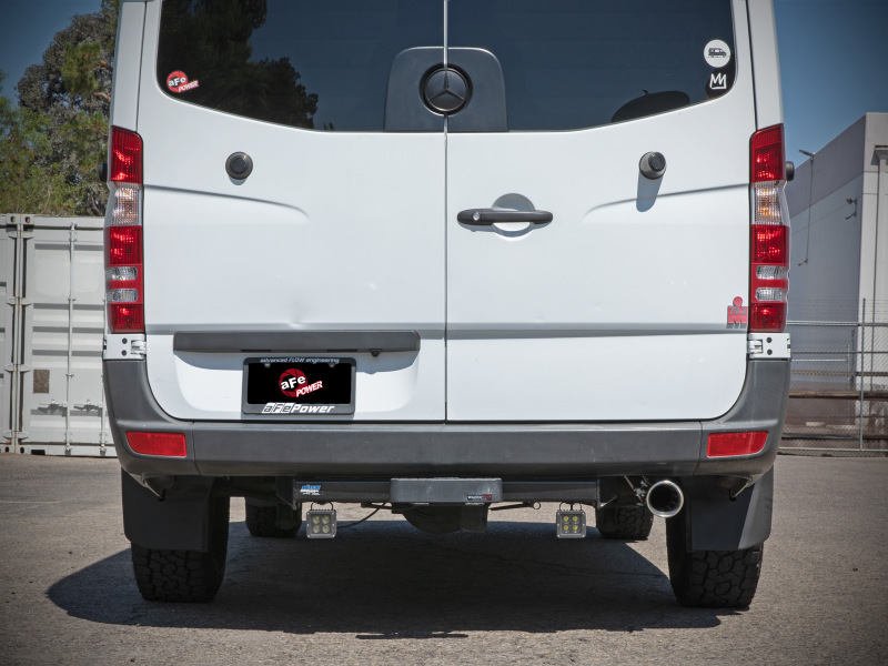 aFe Vulcan Series 3in 304SS DPF-Back Exhaust w/ Polished Tip 14-18 Mercedes-Benz Sprinter 2500 - Image 5