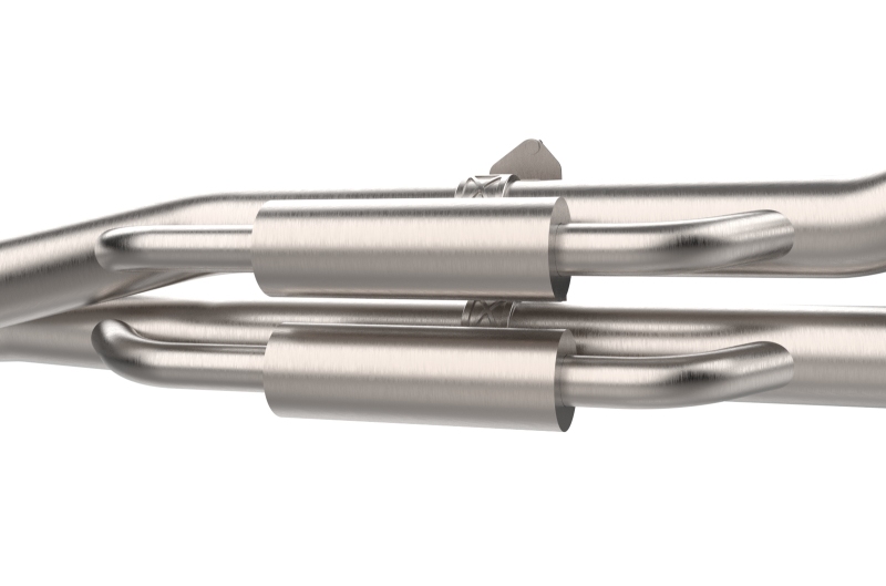 aFe Vulcan Series 3in 304SS Cat-Back Exhaust 24-25 Ford Ranger Raptor V6-3.0L (tt) w/ Black Tips - Image 2