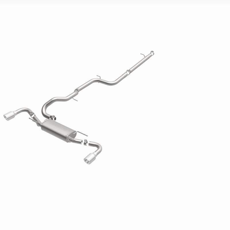 MagnaFlow 10-12 Mazda 3 L4 2.5L Hatchback Split Rear Exit Stainless Cat Back Performance Exhaust - Image 3