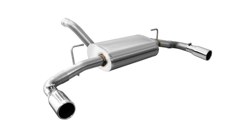Corsa 2018-2025 Jeep Wrangler JL 2.5in Dual Rear Exit Polished Tips Sport Axle-Back Exhaust - Image 7