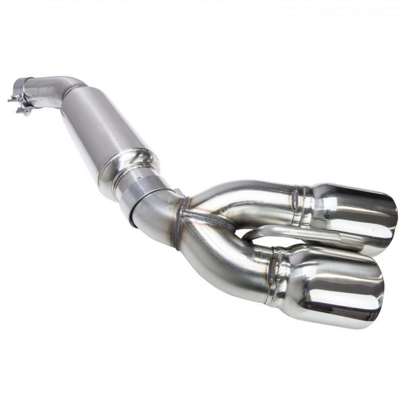 Kooks 2016 + Chevrolet Camaro SS 3in Axle Back Exhaust System w/ Mufflers and Polished Quad Tips - Image 10