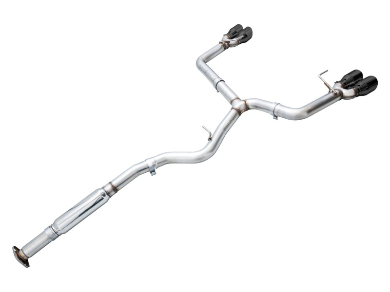 AWE Tuning 2022+ VB Subaru WRX Track Edition Exhaust - Diamond Black Tips - Image 6