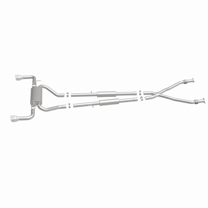 MagnaFlow 14 Infiniti Q50 V6 3.7L Cat-Back Polished Stainless Tips Dual Split Rear Exit Exhaust - Image 9