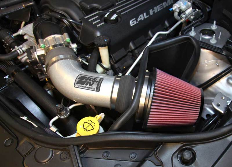 K&N 12-15 Jeep Grand Cherokee SRT 8 6.4L V8 High Flow Performance Intake Kit - Image 8