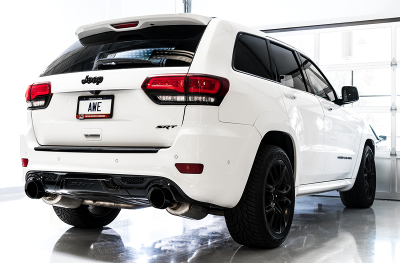 AWE Tuning 2020 Jeep Grand Cherokee SRT Track Edition Exhaust - Chrome Silver Tips - Image 8