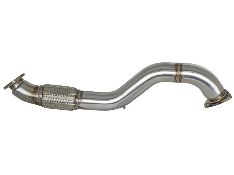 aFe Twisted Steel 3in Rear Down-Pipe/Mid Pipe 2017+ Honda Civic Type R I4 2.0L (t) - Image 7