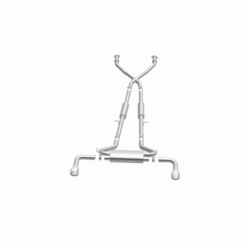 MagnaFlow 14 Infiniti Q50 V6 3.7L Cat-Back Polished Stainless Tips Dual Split Rear Exit Exhaust - Image 10