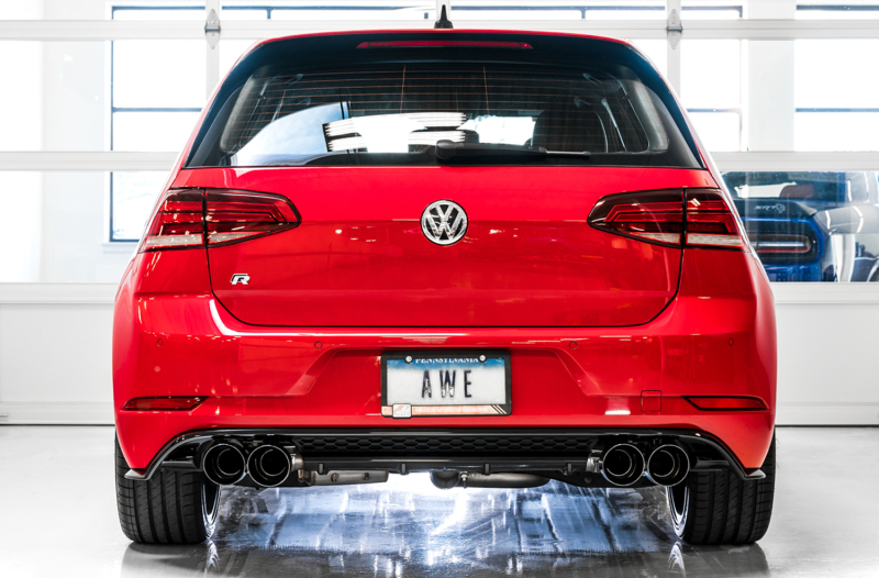 AWE Tuning MK7.5 Golf R SwitchPath Exhaust w/Diamond Black Tips 102mm - Image 3