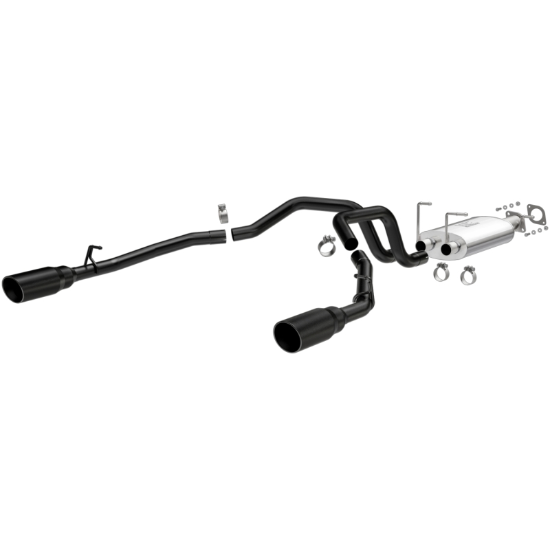 MagnaFlow 2019 Ram 1500 V8 5.7L (Excl. Tradesman) Black Coated 3in 409SS Cat-Back Exhaust System - Image 2