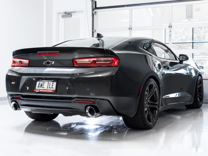 AWE Tuning 16-18 Chevrolet Camaro SS Axle-back Exhaust - Touring Edition (Chrome Silver Tips) - Image 2