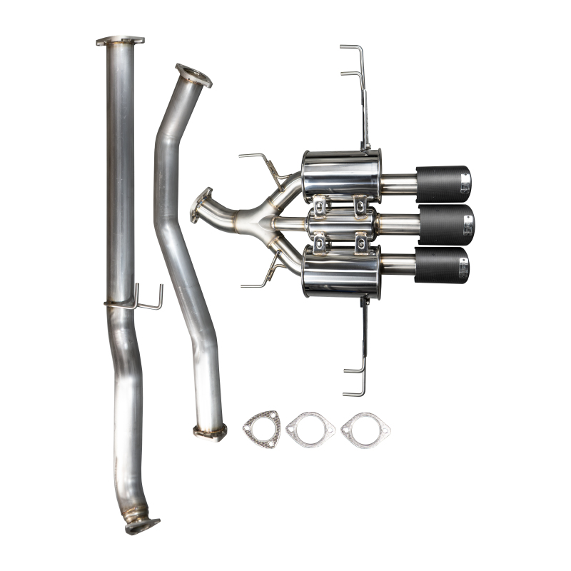 Injen 17-20 Honda Civic Type R 2.0L Turbo 3in 304SS Cat-Back Exhaust - Image 3