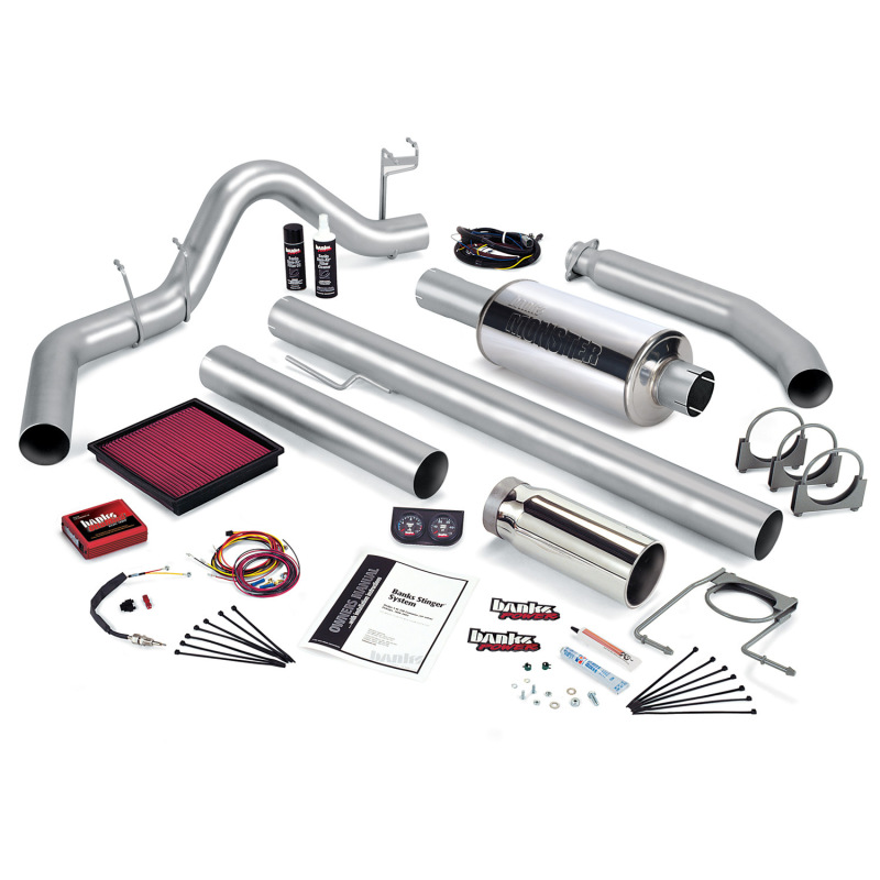 Banks Power 02 Dodge 5.9L 235Hp Std Cab Stinger System - SS Single Exhaust w/ Chrome Tip - Image 3