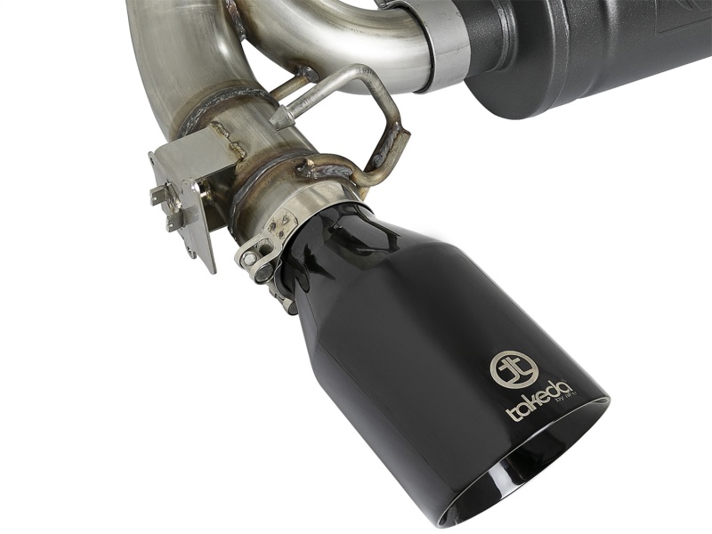 aFe Takeda 3in 304 SS Axle-Back Exhaust System w/ Black Tip 16-18 Ford Focus RS 2.3L (t) - Image 5