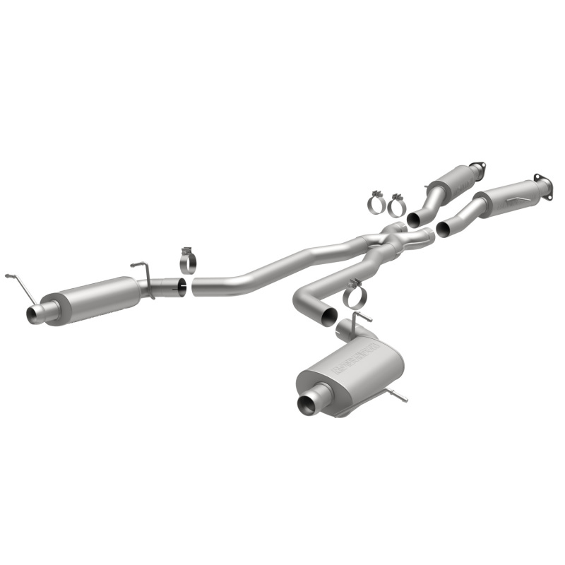 MagnaFlow 12 Jeep Grand Cherokee V8 6.4L Dual Split Rear Exit Stainless Cat Back Performance Exhaust - Image 2