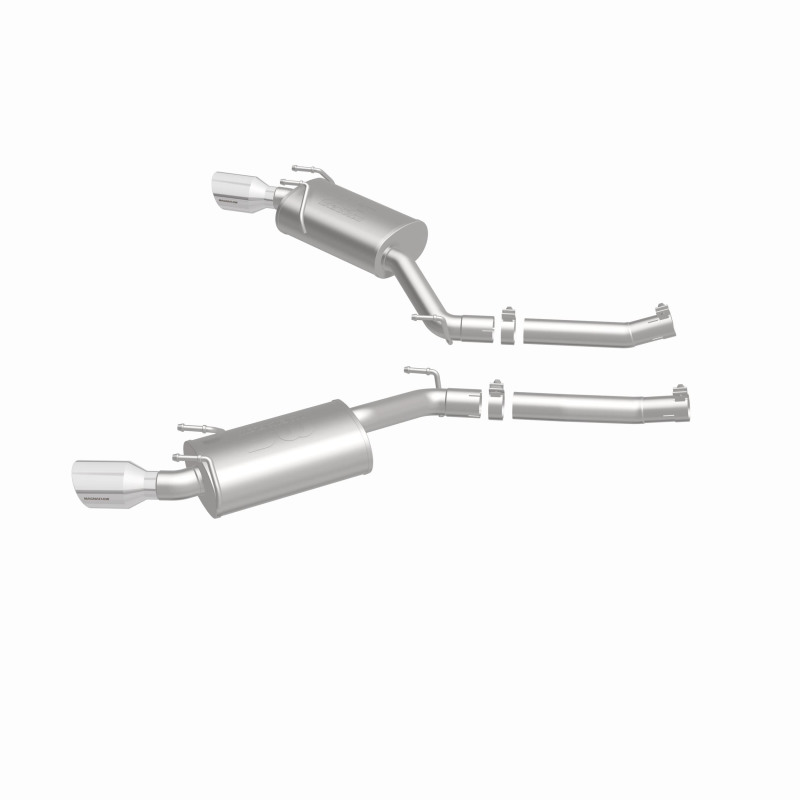 MagnaFlow Axle-Back Stainless Dual Split 4in Polished Tips 10-15 Chevrolet Camaro Convert. 3.6L V6 - Image 2