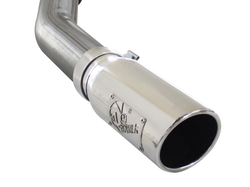 aFe MACHForce XP Exhausts Cat-Back SS 409 EXH Polished CB Ford F-150 11-12 V6-3.5L (tt) - Image 2