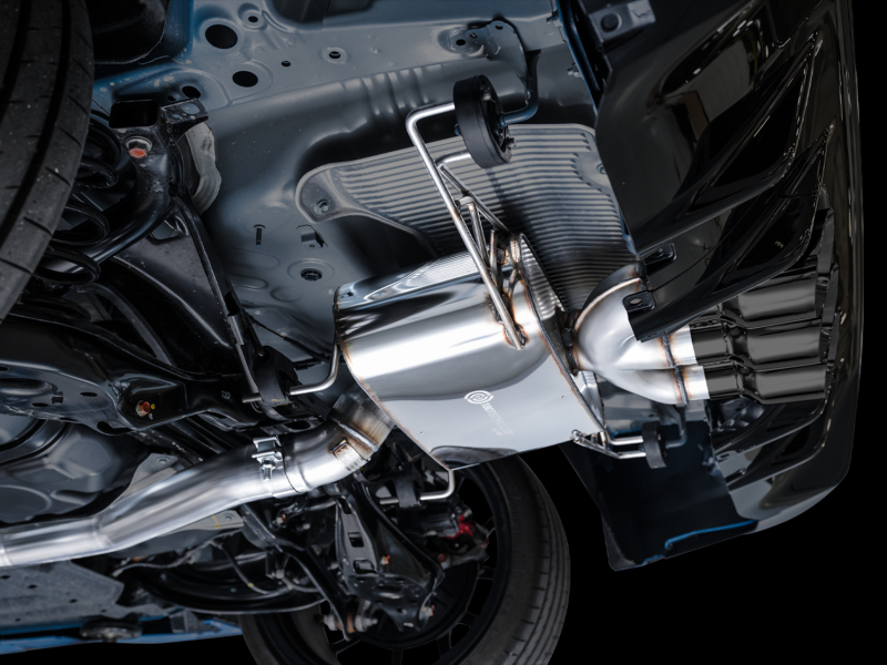 AWE Tuning 2023 Honda Civic Type R FL5 Touring Edition Exhaust w/ Triple Diamond Black Tips - Image 3