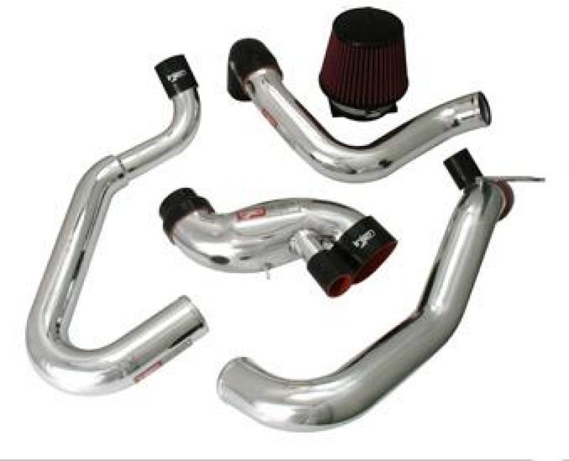 Injen 03-06 Evo 8/9/MR Cast Aluminum Intake System w/ Full Intercooler Piping Polished Short Ram Int - Image 7