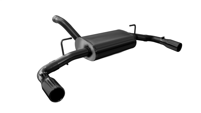 Corsa 2018-2025 Jeep Wrangler JL 2.5in Dual Rear Exit Black Tips Sport Axle-Back Exhaust - Image 4