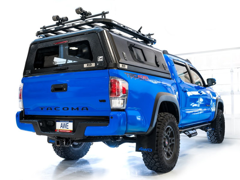 AWE 2016-2022 Toyota Tacoma 0FG Exhaust with BashGuard - No Tips - Image 5