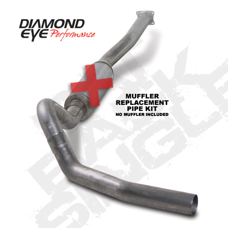 Diamond Eye KIT 4in Catback Single MFLR RPLCMENT PIPE SS 01-05 CHEVY/GMC 6.6L 2500/3500 - Image 3