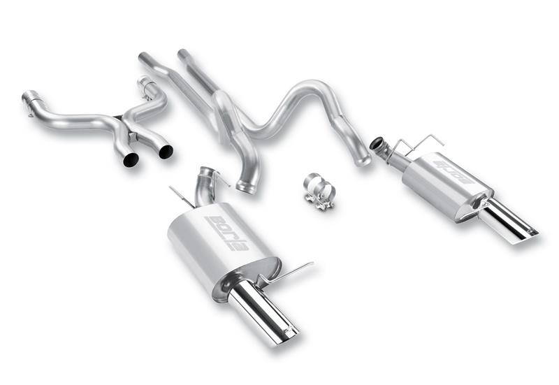Borla 2011-2012 Mustang GT 5.0L 8cyl 6spd RWD Aggressive ATAK Catback Exhaust - Image 9