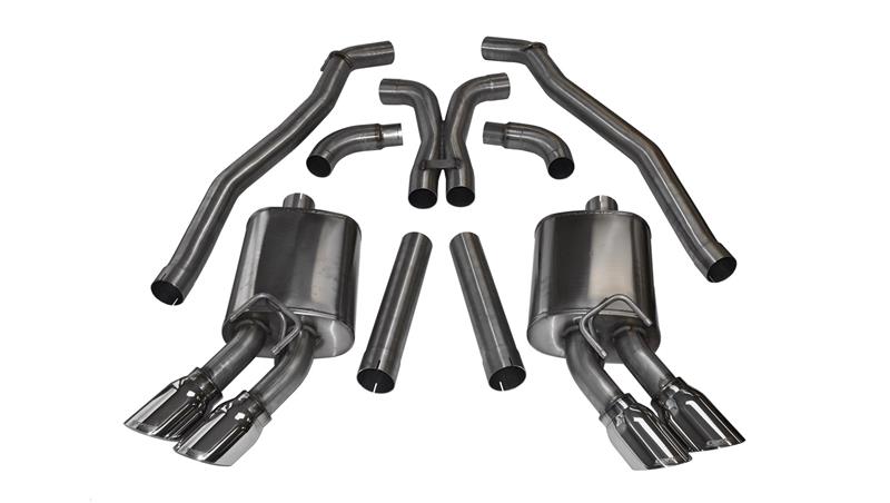 Corsa 2012-2015 Chevrolet Camaro Coupe ZL1 6.2L V8 Polished Sport Cat-Back + XO Exhaust - Image 8