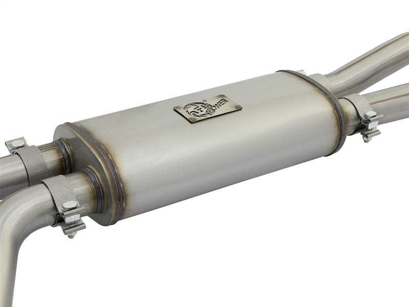 aFe Rebel Series 3in 409 SS Cat-Back Exhaust w/ Black Tips 04-15 Nissan Titan V8 5.6L - Image 8