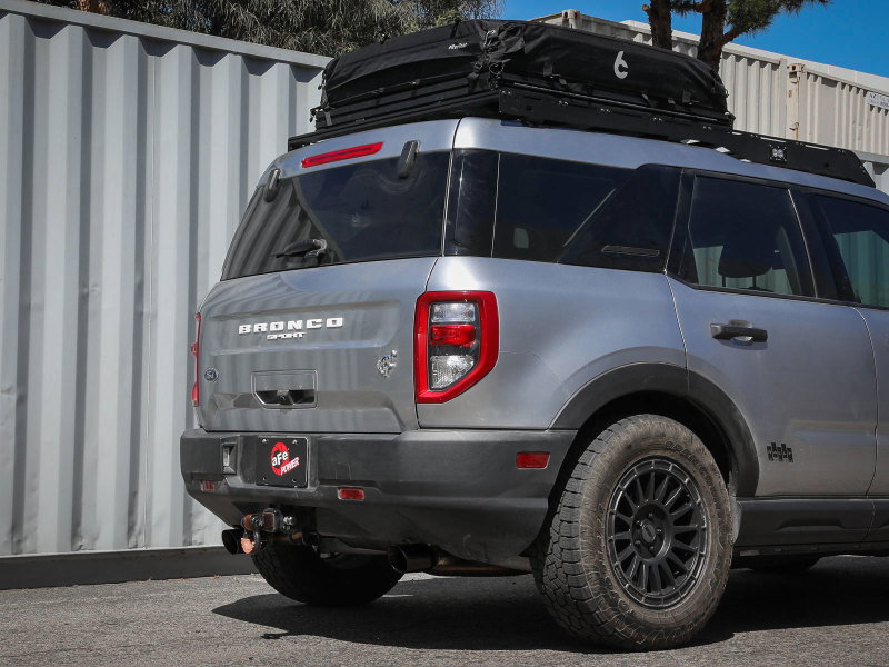 aFe Ford Bronco Sport 21-22 L3-1.5L (t)/L4-2.0L (t) Vulcan Cat-Back Exhaust System- Black Tips - Image 3