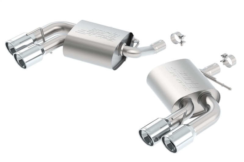Borla 2016 Chevy Camaro V6 AT/MT S-Type Rear Section Exhaust w/o Dual Mode Valves - Image 7