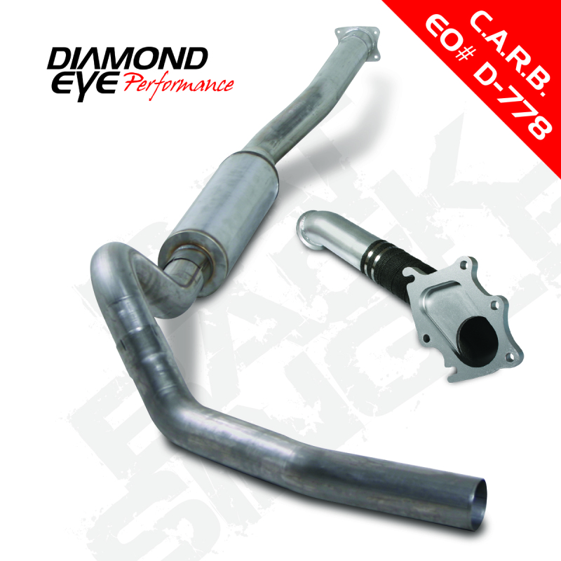 Diamond Eye KIT 4in Catback Single SS CHEVY/GMC 6.6L 2500/3500 01-05 - Image 2