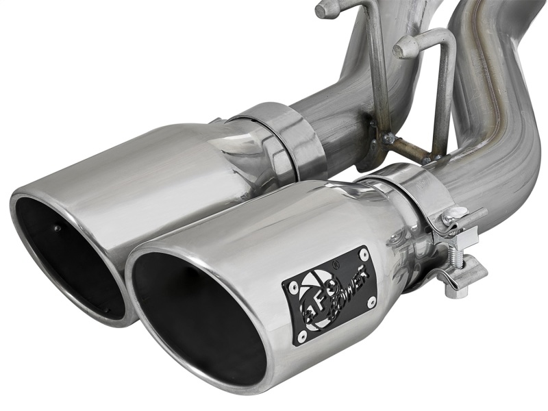 aFe Rebel Series 2.5in SS Cat-Back Exhaust w/ Polished Tip 07-18 Jeep Wrangler (JK) V6 3.6/3.8L 4dr - Image 2