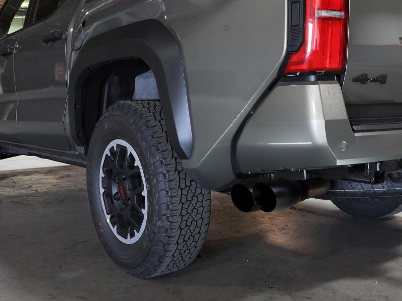 aFe 24-25 Toyota Tacoma L4-2.4L (t) Vulcan Series 2.5in to 3in Cat-Back w/ Black Tip - Image 4