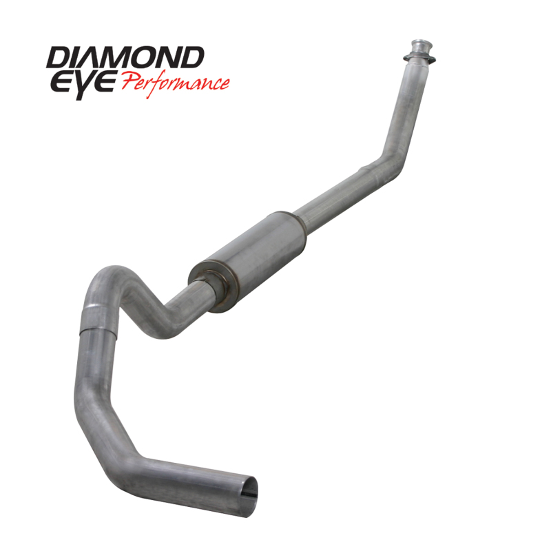 Diamond Eye KIT 4in Turbo Back MFLR RPLCMENT PIPE SGL AL: 98.5 - 02 DODGE CUMMINS 5.9L - Image 6