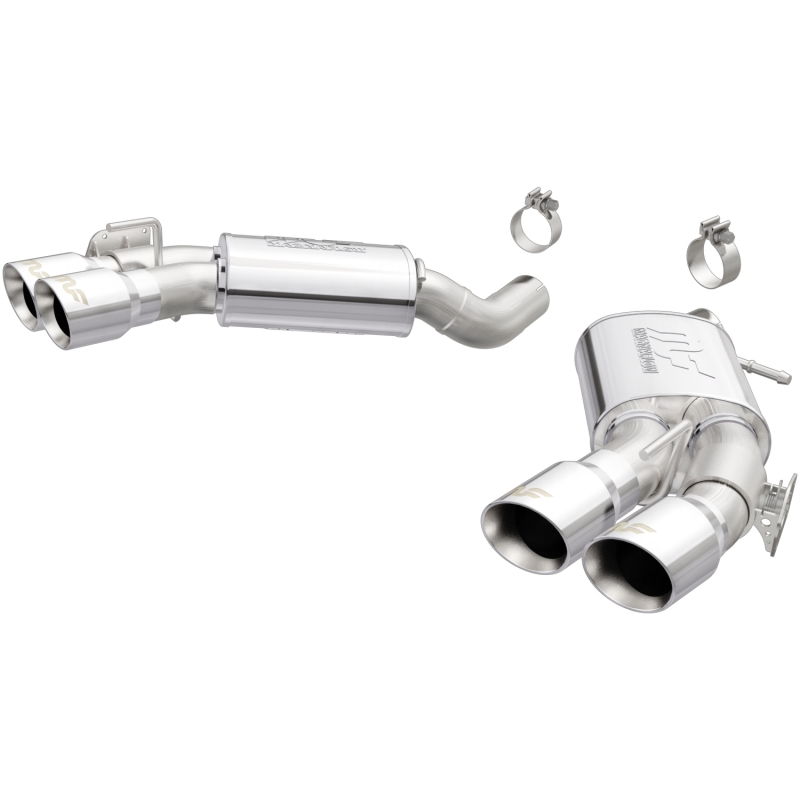 MagnaFlow 2016 Chevy Camaro 6.2L V8 Competition Axle Back w/ Quad Polished Tips - Image 2