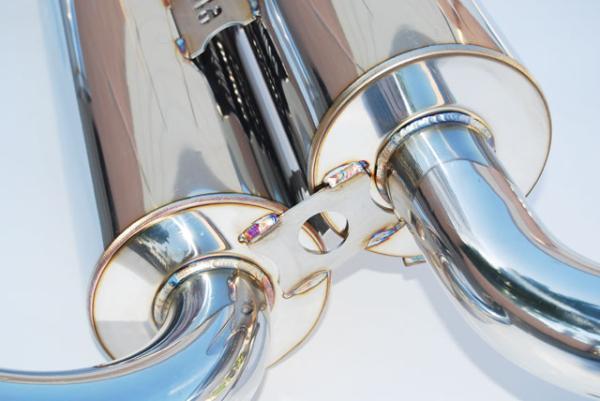 Invidia 07+ Infiniti G37 Coupe Gemini Single Layer Titanium Tip Cat-back Exhaust - Image 3