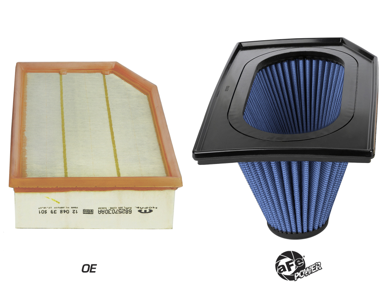 aFe Magnum FLOW PRO 5R Inverted Air Filter 18-19 Jeep Wrangler (JL) I4-2.0L(t) / V6-3.6 - Image 3