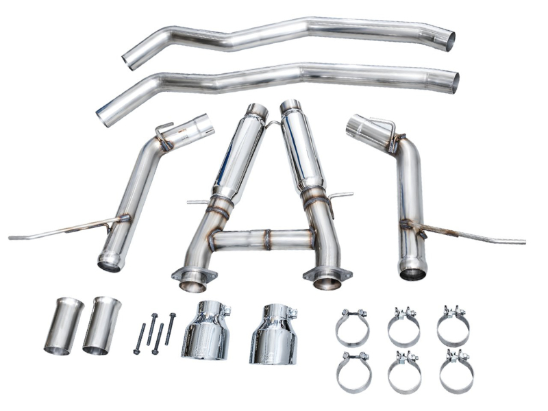 AWE Tuning 18-23 Dodge Durango SRT & Hellcat Track Edition Exhaust - Chrome Silver Tips - Image 6