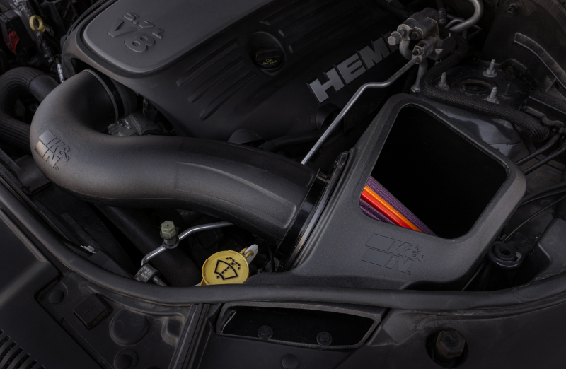 K&N 11-22 Jeep Grand Cherokee V8-5.7L F Performance Air Intake System - Image 7