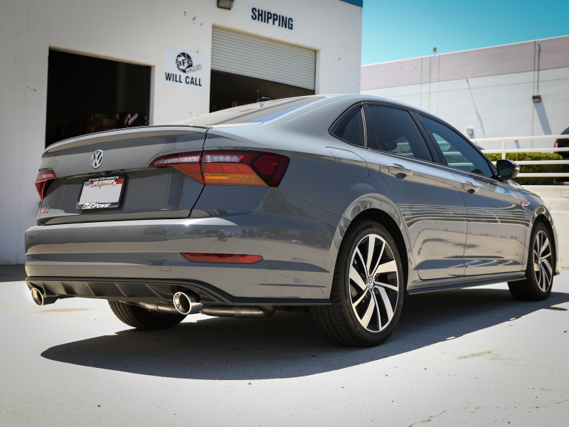 aFe 19-21 VW Jetta GLI (MKVII) L4-2.0L (t) MACH Force-Xp 304 SS Cat-Back Exhaust System Polished Tip - Image 3